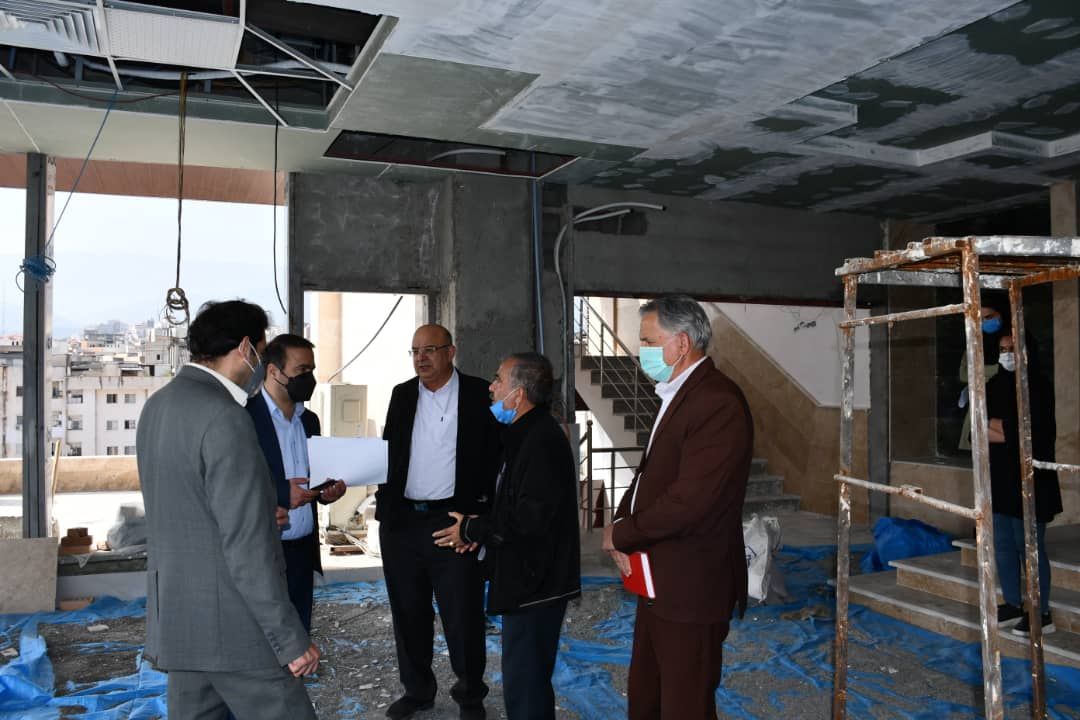 بازدید نماینده فنی اتاق بازرگانی ایران از پیشرفت پروژه احداث ساختمان اتاق بازرگانی گرگان